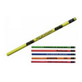 Fluorescent Pencil w/ Matching Neon Eraser (Spot Color)